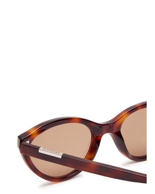 Totême  White Cat-Eye Sunglasses