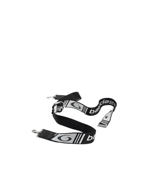 Balenciaga White D Ring Strap for men