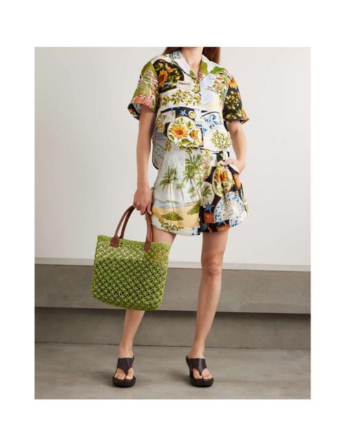 Farm Rio Metallic Short Sleeve Shirt