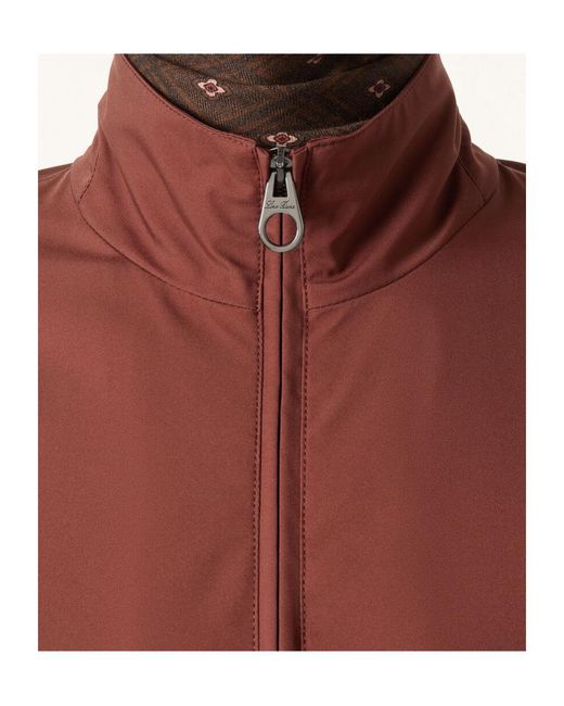 Loro Piana Red Bomber Jacket for men