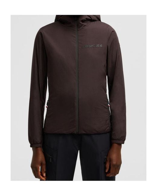 Moncler Purple Grenoble Mid Layer Hooded Jacket