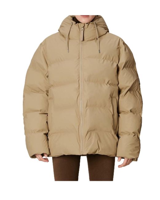 Rains Natural Long-Sleeved Cotton-Padded Jacket