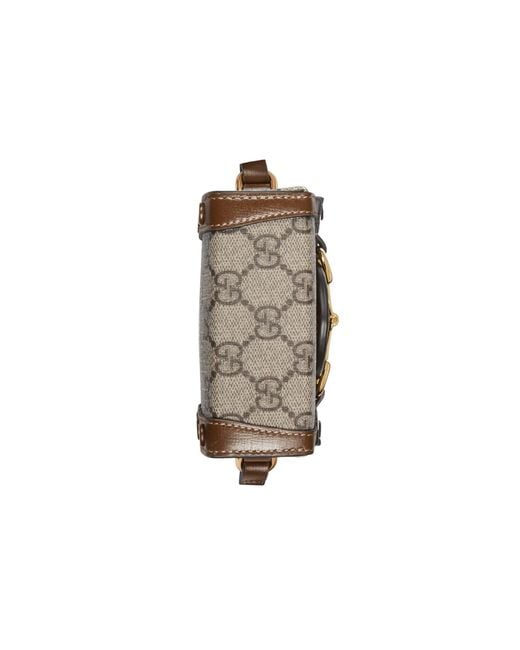 Gucci Natural Horsebit 1955 Mini Crossbody Bag