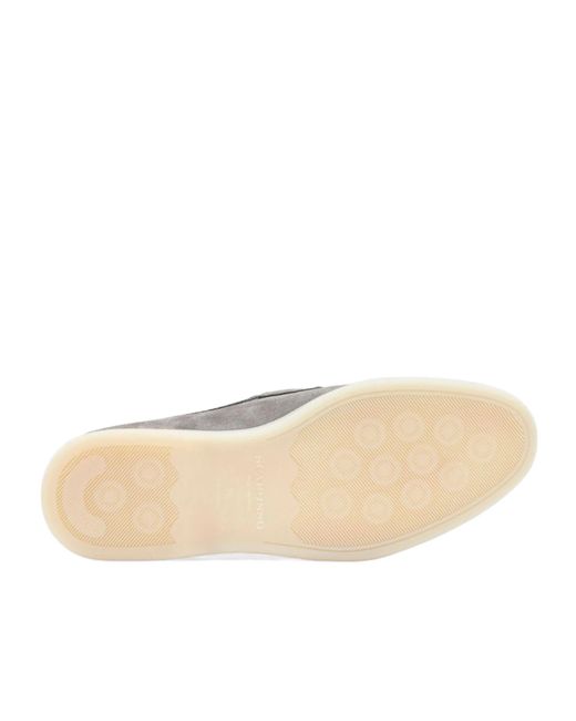 Scarosso Gray Luciano Almond Toe Loafers for men