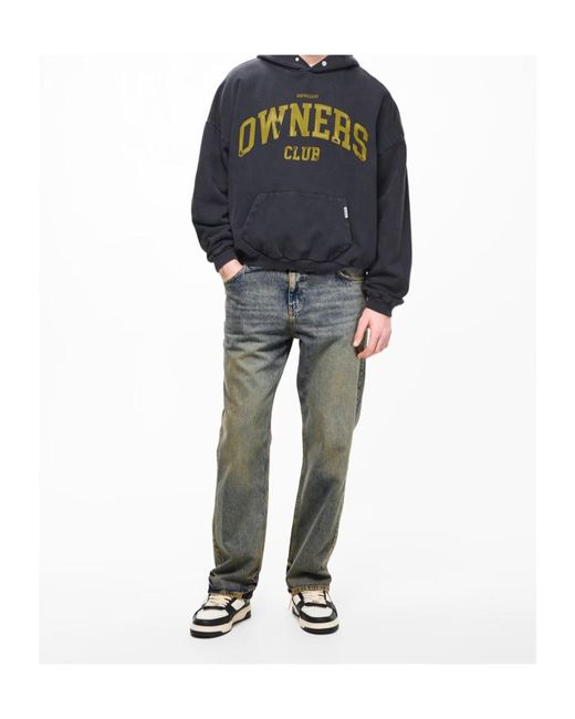 Represent Gray Straight Jeans for men