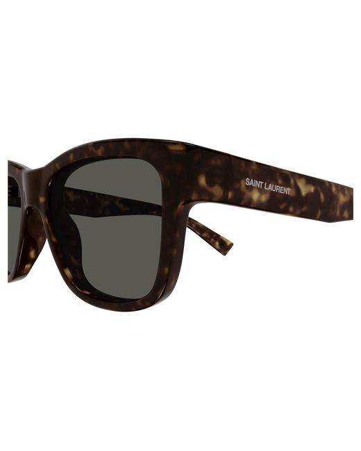 Saint Laurent White Eyewear Butterfly Frame Sunglasses for men