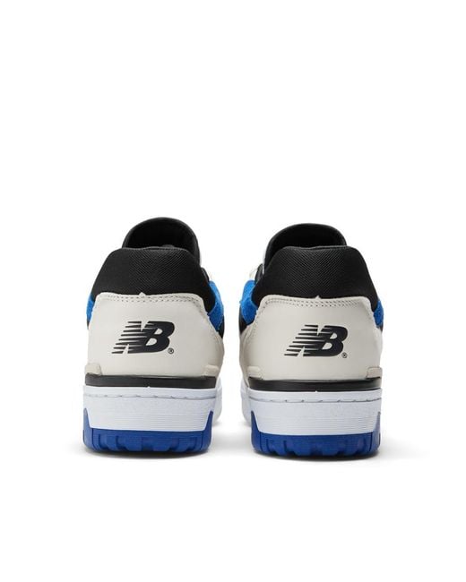 New Balance Blue 550 Lace-Up Sneakers for men