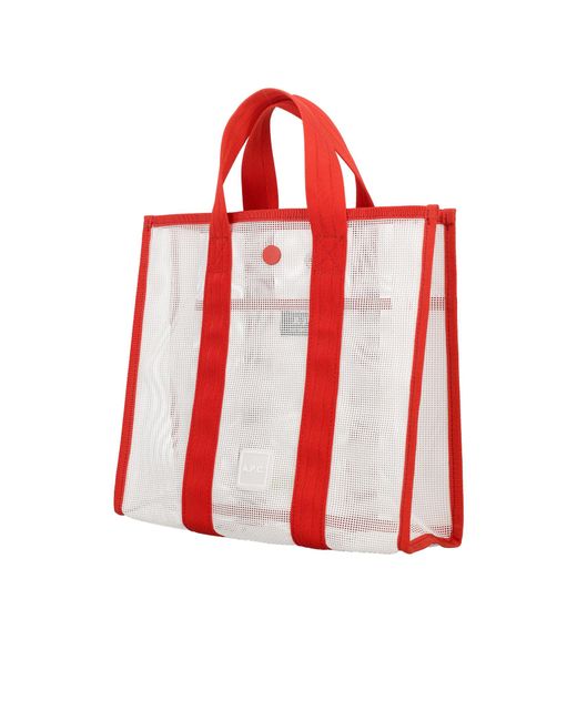 A.P.C. Red Logo Handbag