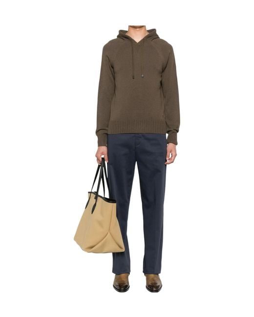 Tom Ford Brown Hooded Sweater for men