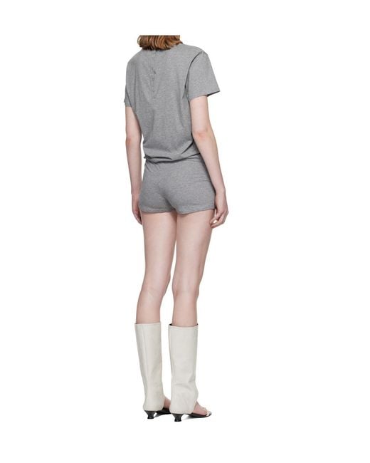 Paloma Wool Gray V-Neck Jumpsuit