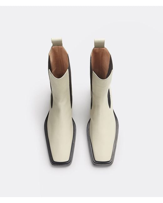 Bottega Veneta Multicolor Square Toe Boots for men