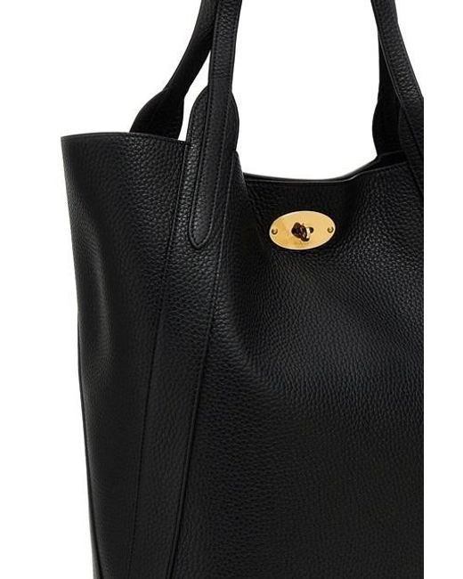 Mulberry Black Bayswater Twist-Lock Tote Bag