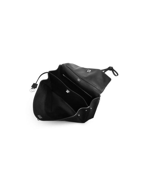 Balenciaga Black Rodeo Handbag Large Grained Calfskin