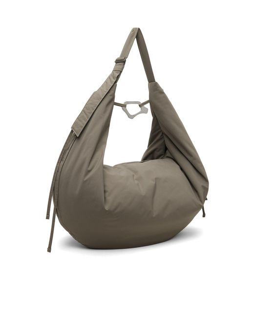 HELIOT EMIL Gray Cauda Adjustable Shoulder Bag for men