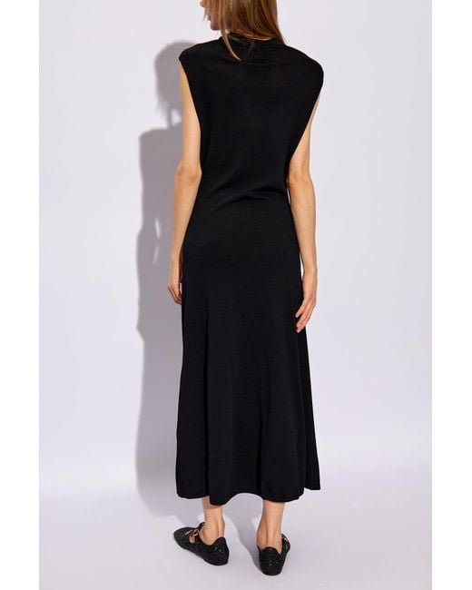Aeron Black Gulf Ribbed Maxi Dress