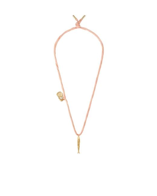 Givenchy White Lucky Charms Necklace