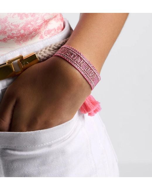 Dior Pink Iviera Christian Bracelet