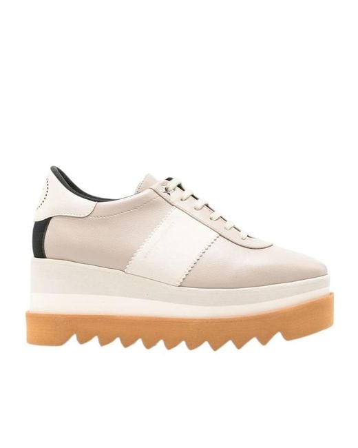 Stella McCartney White Platform Casual Shoes
