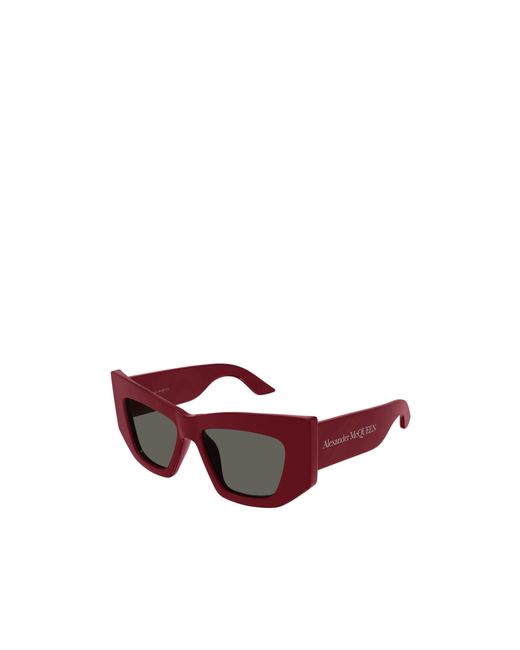 McQueen Purple Eyewear Cat-Eye Frame Sunglasses