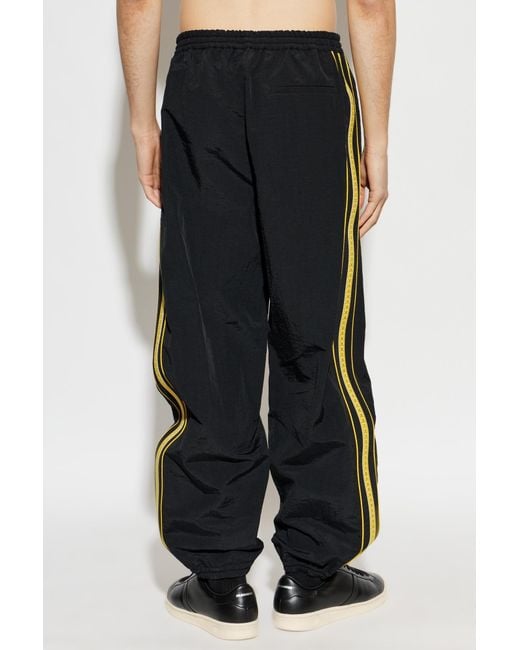 Moschino Black Drawstring Sweatpants for men