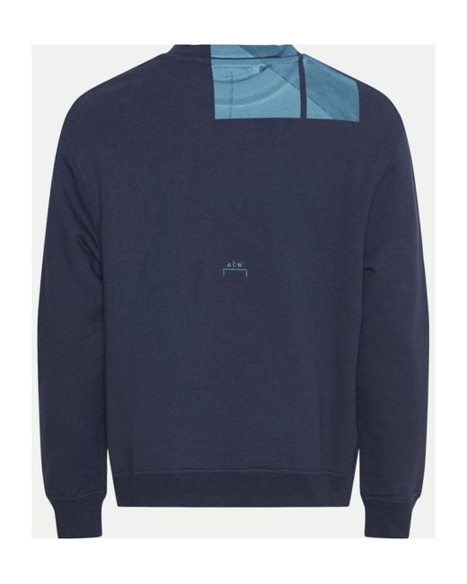 A_COLD_WALL* Blue Strand Screen-Printed Sweatshirt for men