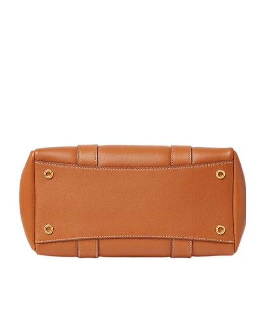 Loro Piana Brown Loom Double Handle Shoulder Bag