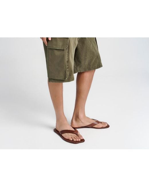 J.W. Anderson Brown Jw Anderson Leaf Slides for men