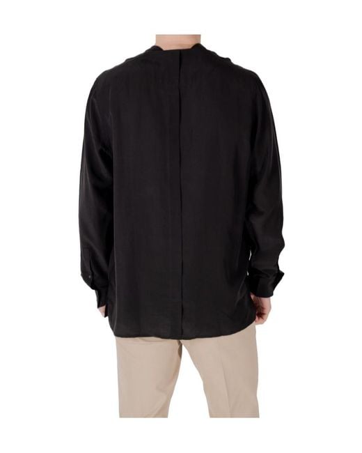 Antony Morato Black Long-Sleeved T-Shirt for men