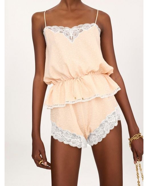 Chloé Natural Chloé Lingerie Shorts