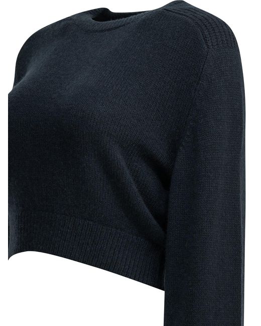 Khaite Blue Long-Sleeved Sweater