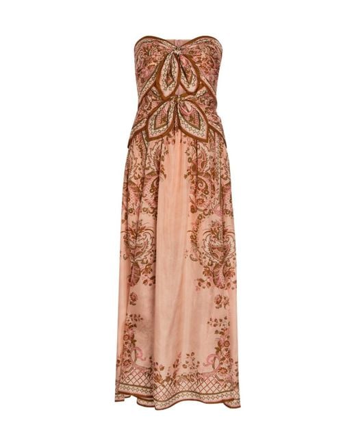 Zimmermann Pink Printed Dress