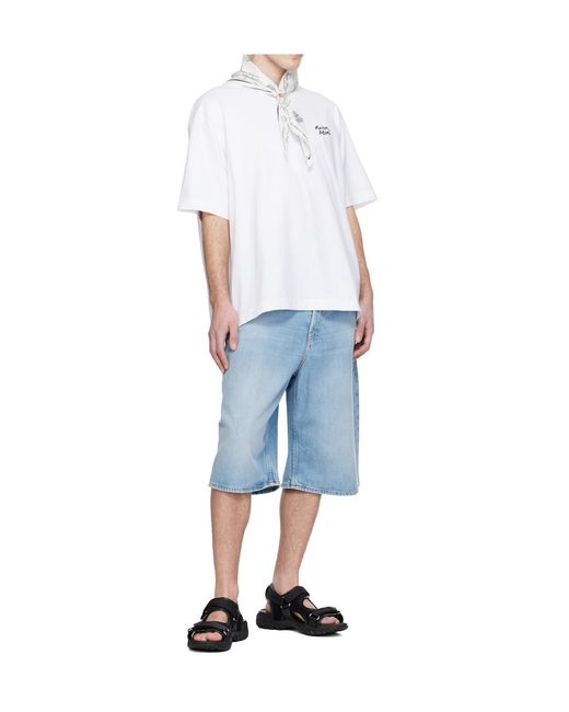 Maison Kitsuné Black Mesh Sandals for men