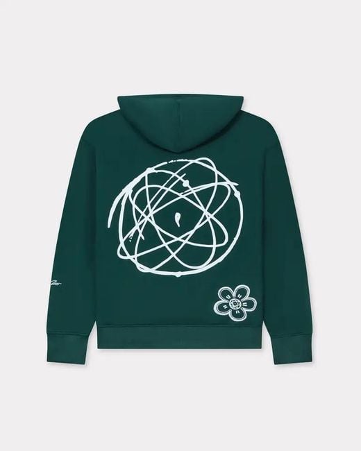 KENZO Green X Futura 2000' Padded Hoodie for men