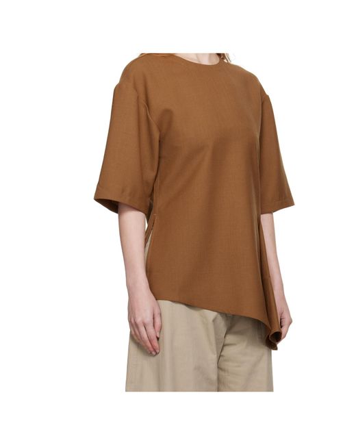 Studio Nicholson Brown Vichy Top