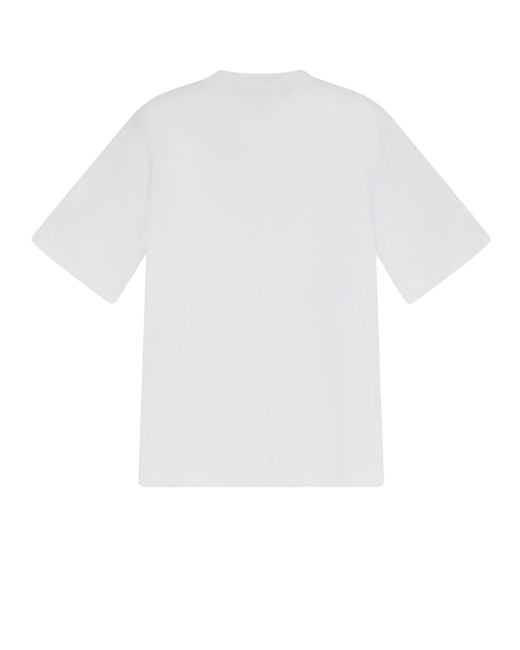 Bottega Veneta White Short-Sleeved T-Shirt for men