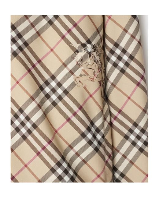 Burberry Brown Checked Hooded Zip-Up Jacket for men