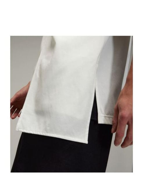 Y-3 White Oversize Fit Crewneck T-Shirt for men