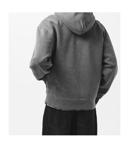 Our Legacy Gray Zip-Up Hoodie for men