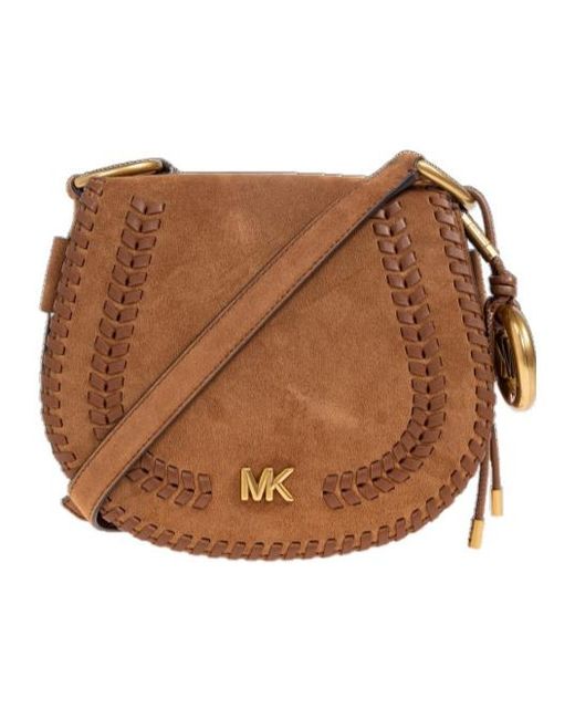 MICHAEL Michael Kors Brown Leather Cross Body Bag