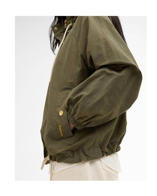 Barbour Green Rain Jacket