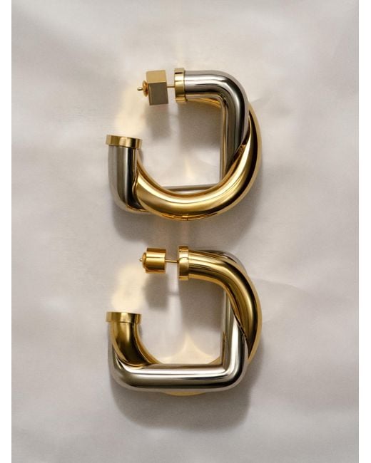 Jacquemus Metallic The Doppio Earrings