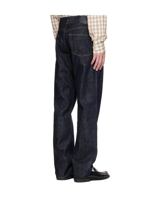 sunflower Blue Five-Pocket Regular-Fit Jeans for men