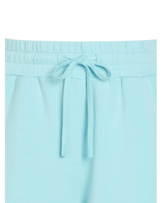 Varley Blue Atrium Drawstring-Waist Panelled Shorts
