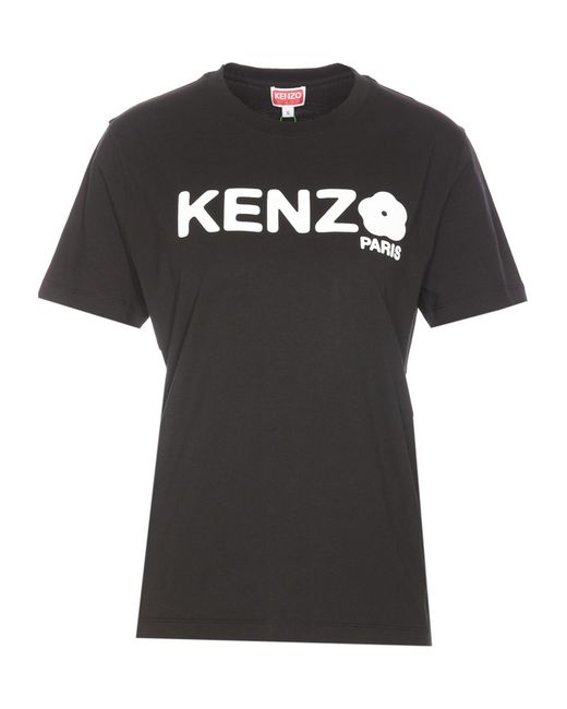 KENZO Black Boke Flower 2.0 Printed Crewneck T-Shirt