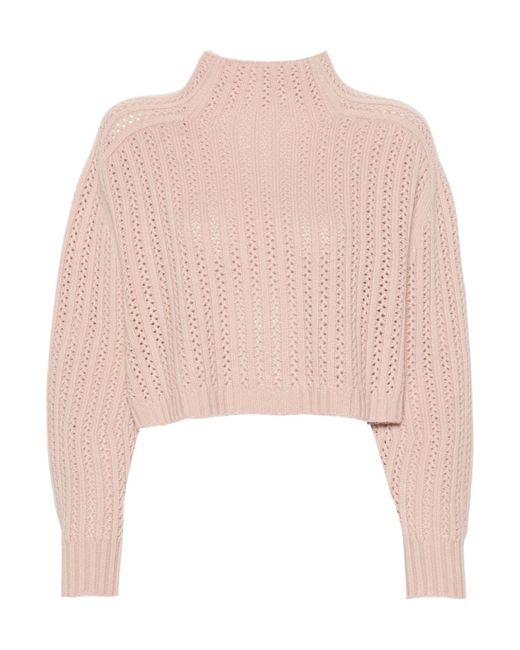 Max Mara Pink Long-Sleeved Sweater