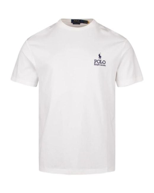 Ralph Lauren White Short-Sleeve T-Shirt for men