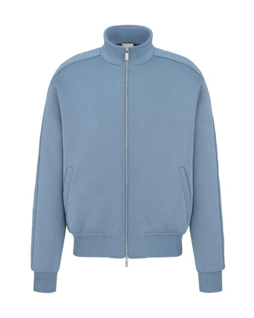 Dior Blue Oblique Track Jacket for men