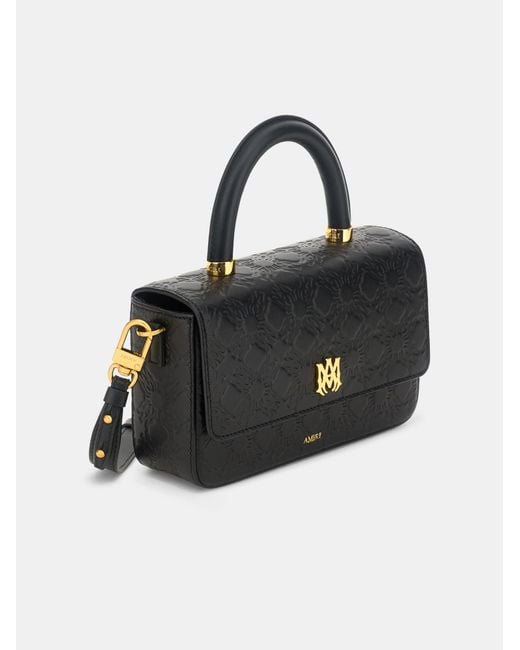 Amiri Black Magnetic Buckle Shoulder Bag