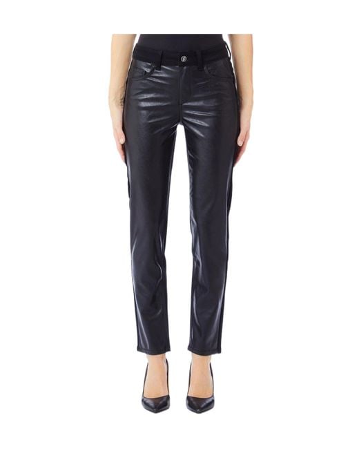 Liu Jo Blue Belt Loop Casual Pants