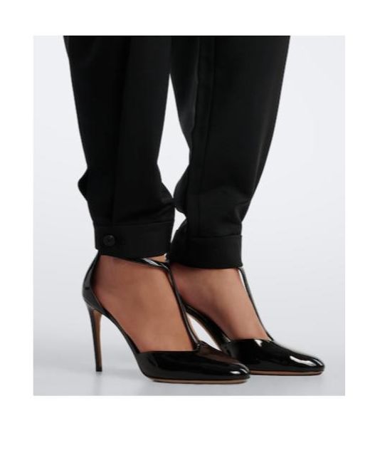 Rohe Black Wool And Mohair Balloon Pants